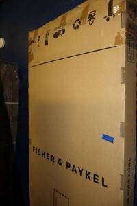 lot 223 image: Fisher & Paykel refrigerator door panel, model RD2484L4D