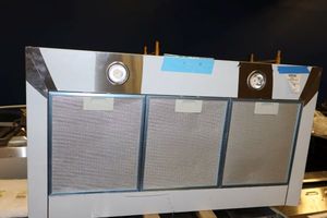 lot 172 image: Elica Volterra wall mount range hood, model EVL436S2