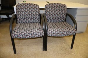 lot 330 image: Two waiting room style chairs - La-Z-Boy brand