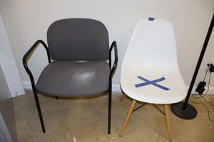 lot 344 image: Two chairs as shown