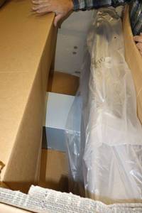 lot 56 image: Tecnogas Superiore 48 range hood, model 060094127  HD481BTMG (marked new in box) (same as lot 34)
