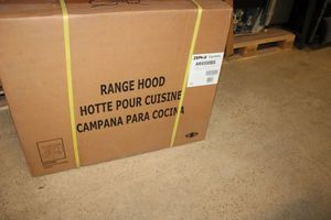 lot 214 image: Zephyr cyclone range hood, model AK6500BS
