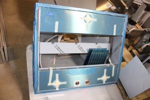 lot 277 image: 36 x 18 Viking Chimney island hood , model VCIH53608SS