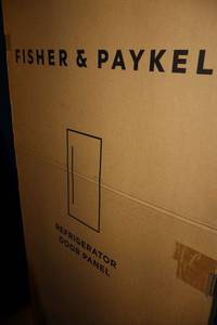 lot 222 image: Fisher & Paykel refrigerator door panel, model RD3084R4D