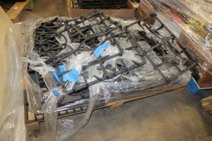 lot 387 image: Misc. Cast iron range top grids