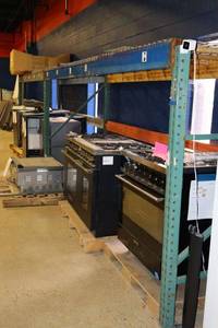 lot 230 image: Industrial pallet shelves - 2 sections - 42D x 511H x 124W each section