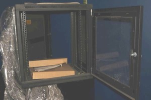 lot 379 image: 12U Wall mounted SmartRack Enclosure, model SRW12USG