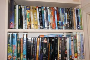lot 81 image: DVDs and VHS movies