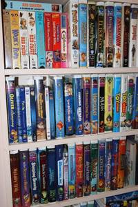 lot 82 image: VHS movies (lots of Disney)