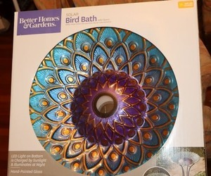 lot 36 image: Solar bird bath in original box