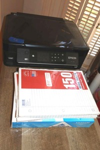 lot 58 image: Epson printer and paper