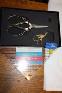 lot 136 image: Embroidery scissors
