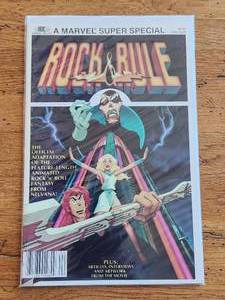 lot 14 image: Vintage Collectible Marvel Comic - Rock & Rule #25