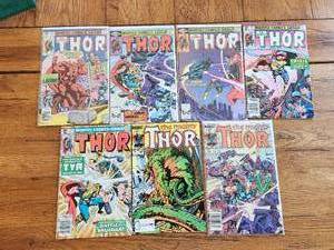 lot 18 image: Vintage Collectible Marvel Comic - The Mighty Thor - #302, 308, 309, 311, 312, 341, and 352