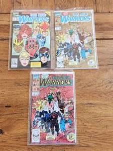 lot 25 image: Vintage Collectible Marvel Comic - The New Warriors - #1 variant covers, #25