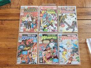 lot 41 image: Vintage Collectible Marvel Comic - The New Warriors - #1, 2, 7, 8, 9, 10