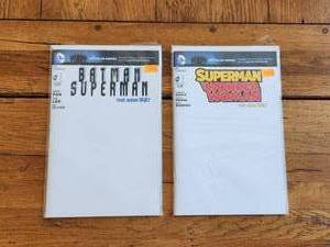 lot 42 image: Vintage Collectible DC Comic - Batman-Superman #1 and Superman-Wonder Woman #1