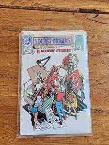 lot 72 image: Vintage Collectible DC Comic - Secret Origins 6 new stories - #50