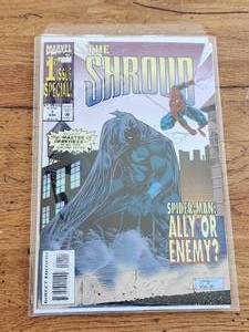 lot 76 image: Vintage Collectible Marvel Comic - The Shroud #1
