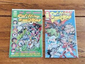 lot 80 image: Vintage Collectible Image Comics - Splitting Image - #1, 2