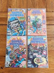 lot 120 image: Vintage Collectible DC Comic - Super Powers - #1, 3, 5,5 of 5
