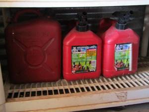 lot 37 image: qty 3 gas cans