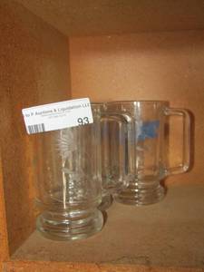 lot 93 image: handled beer mugs qty 4