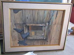 lot 119 image: framed painting
