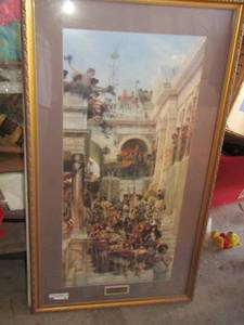 lot 17 image: SPRING - Alma-Tadema   framed art