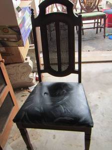 lot 146 image: padded kitchen chair