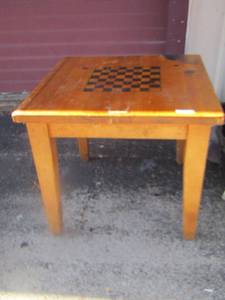 lot 170 image: checker board table