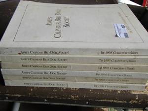 lot 257 image: collector series annies calendar bed doll society