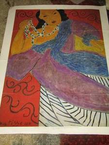 lot 270 image: oil on canvas print by matisse 1946