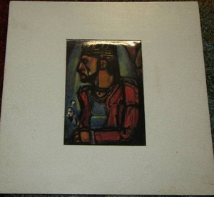 lot 316 image: ARTWORK - TITLED  THE OLD KING by FRENCH  ARTIST GEORGES ROUAULT