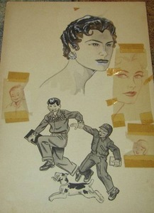 lot 291 image: sketch drawings