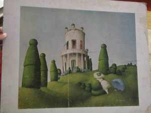 lot 276 image: ART - PRINT OF  THE LANDSCAPE OF SUMMER  BY EVA LEFFERTS 1960