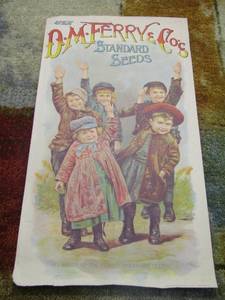 lot 300 image: D.M.FERRYS AND COS STANDARD SEEDS POSTER