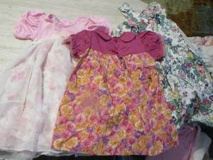 lot 29 image: qty 3 little girl dresses