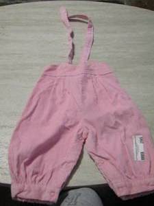 lot 295 image: PINK VELVET COVERALLS