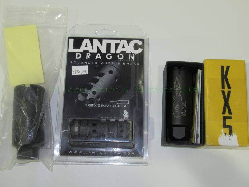 lot 32 image: NEW Muzzle brake flash suppressors