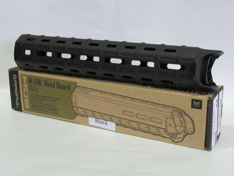 lot 44 image: NEW in box Magpul AR-15 MOE M-LOK Handguard Rifle Length Polymer Black