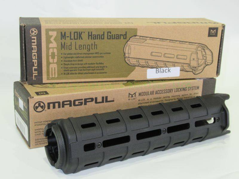 lot 47 image: NEW in box Magpul AR-15 MOE M-LOK Handguard Rifle Length Polymer black