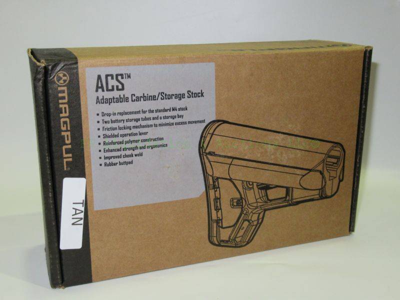 lot 69 image: NEW in box Magpul MOE Fixed Carbine Stock - MIL-SPEC - OD Green MAG480-ODG