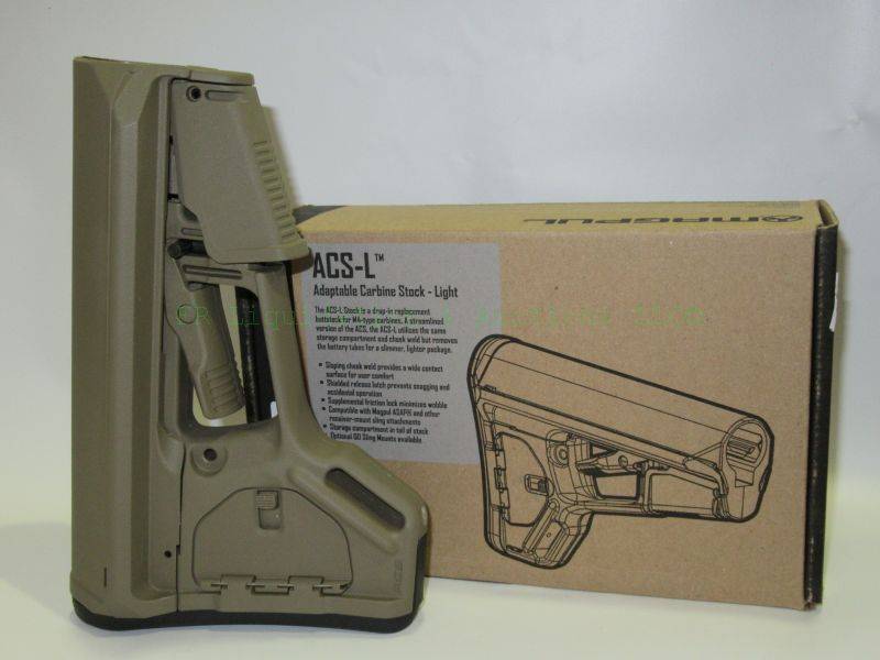 lot 73 image: NEW in box Magpul MOE Fixed Carbine Stock - MIL-SPEC - OD Green MAG480-ODG