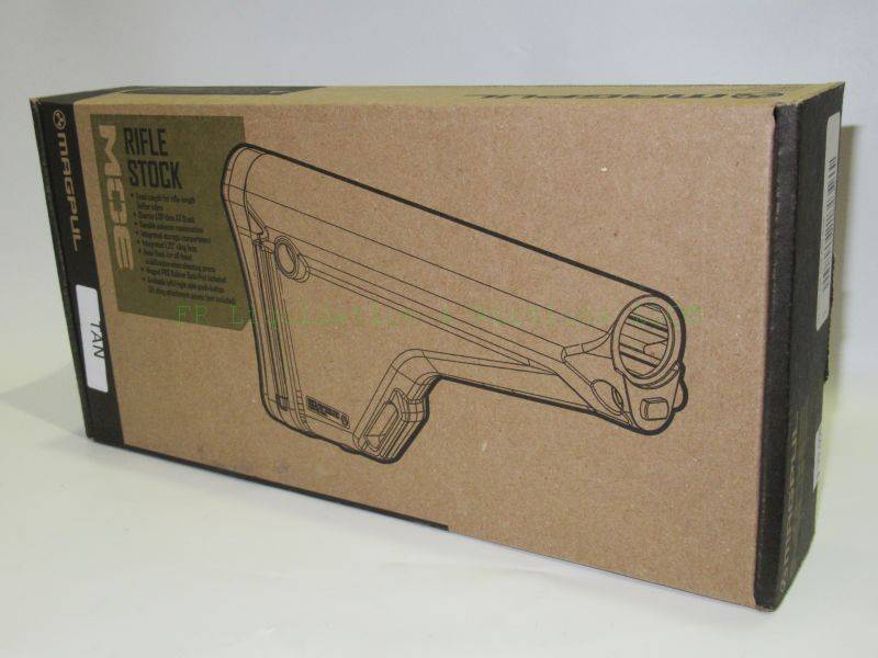 lot 76 image: NEW in box Magpul MOE Rifle Stock - MIL-SPEC - OD Green MAG404-ODG
