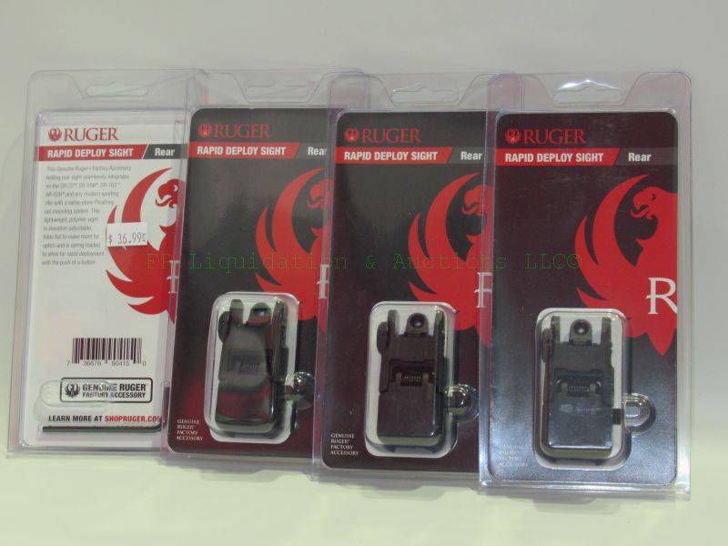 lot 77 image: NEW Ruger rapid deploy rear site