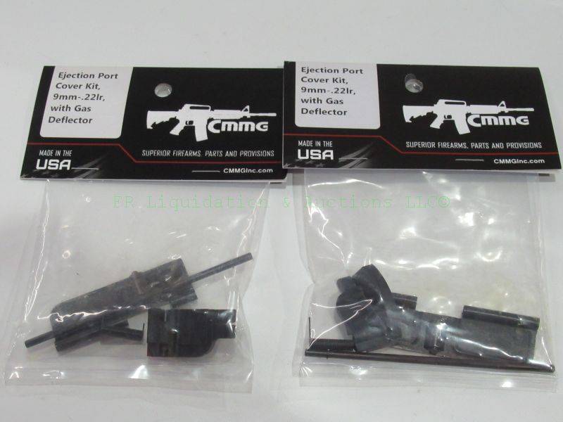 lot 82 image: NEW CMMG AR15 ejection port cover kits 9mm - .22LR