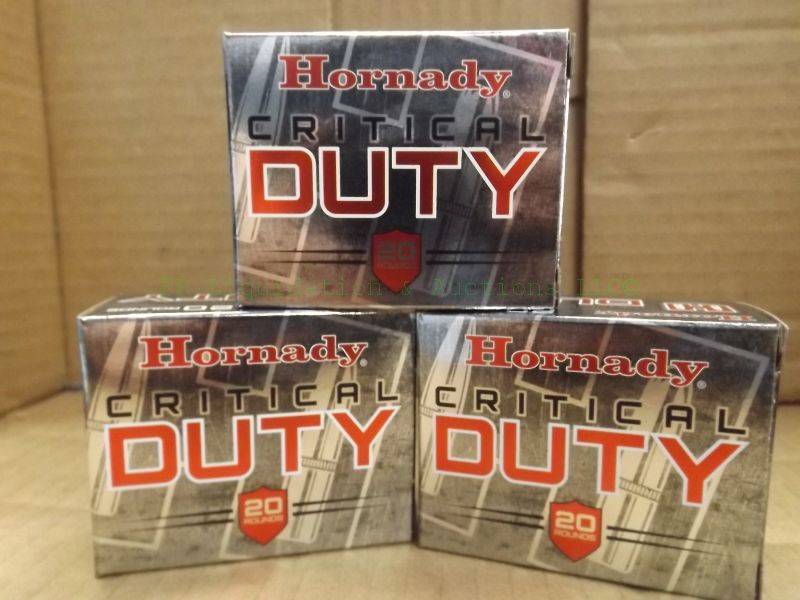 lot 207 image: Hornady critical duty 40 S & W 175 grain flexlock ammunition