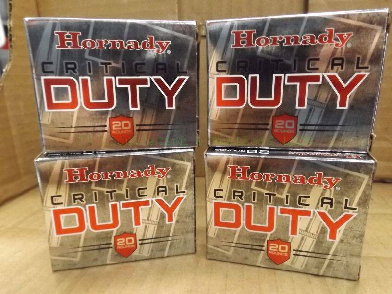 lot 210 image: Hornady critical duty 40 S & W 175 grain flexlock ammunition