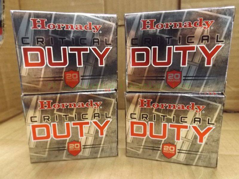 lot 212 image: Hornady critical duty 40 S & W 175 grain flexlock ammunition
